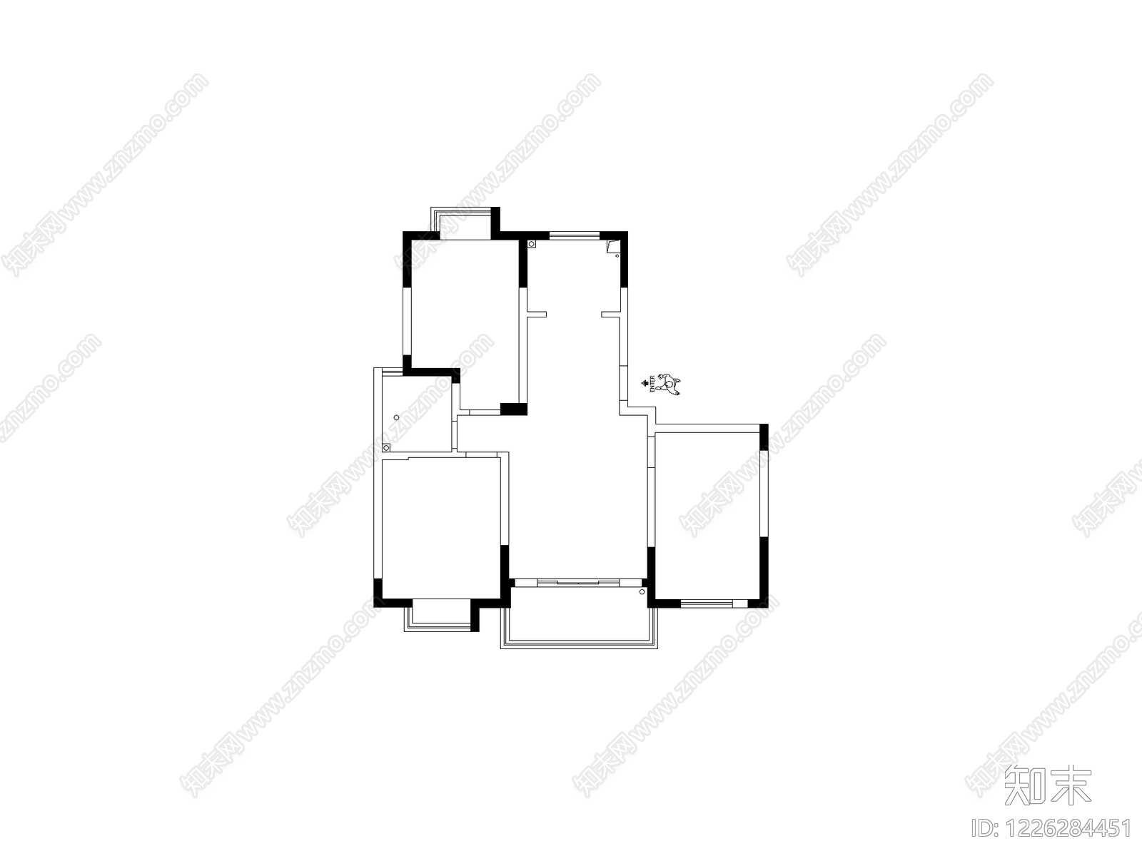 现代外窗系统CAD图纸