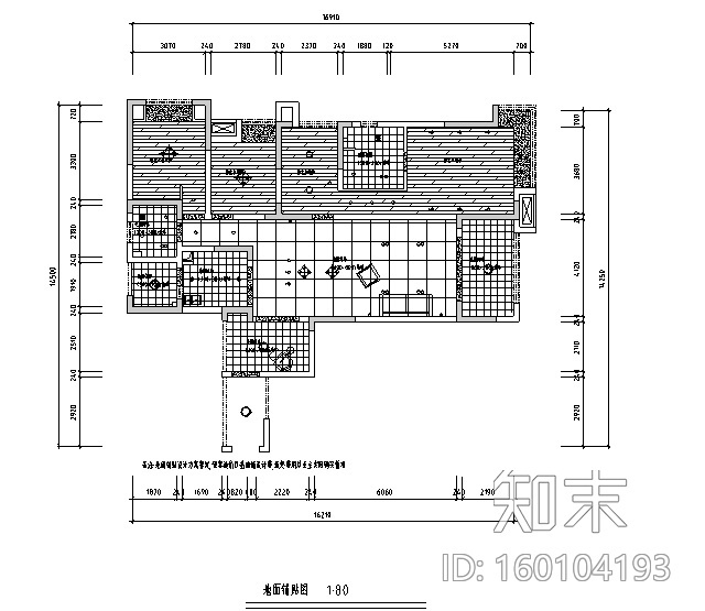 单身男士公寓住宅设计施工图（附效果图）cad施工图下载【ID:160104193】