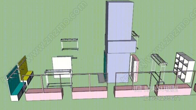 衣架SU模型下载【ID:634239671】