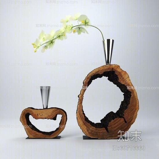 原木色木艺工艺品3D模型下载【ID:60716660】