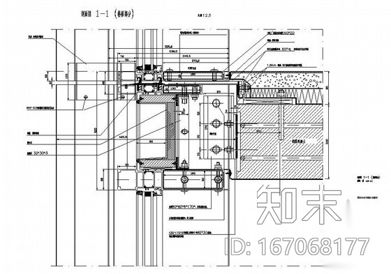 德国某幕墙工程设计图cad施工图下载【ID:167068177】