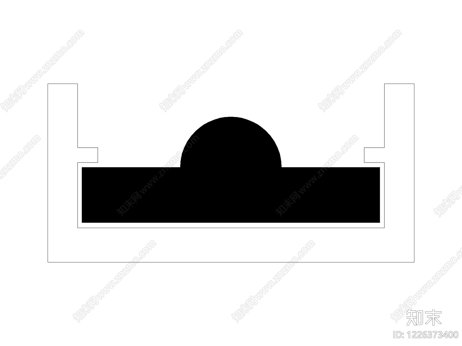 现代床CAD图纸