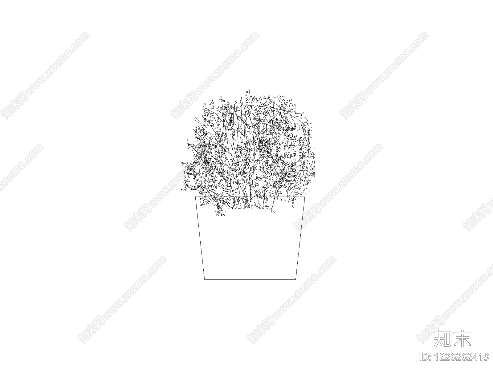 陈设类立面挂画cad施工图下载【ID:1226262419】