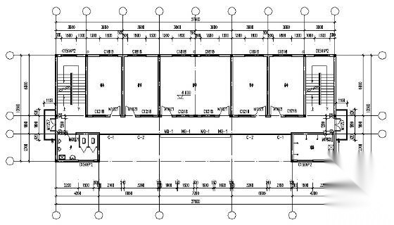 某四层办公楼建筑方案图cad施工图下载【ID:151402157】