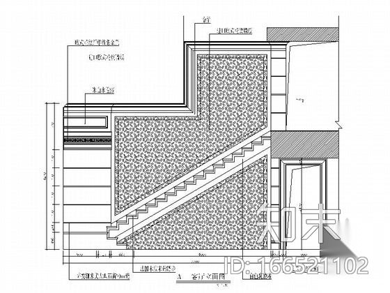 [深圳]四层别墅中欧混搭风格装修图（含效果图）cad施工图下载【ID:166521102】