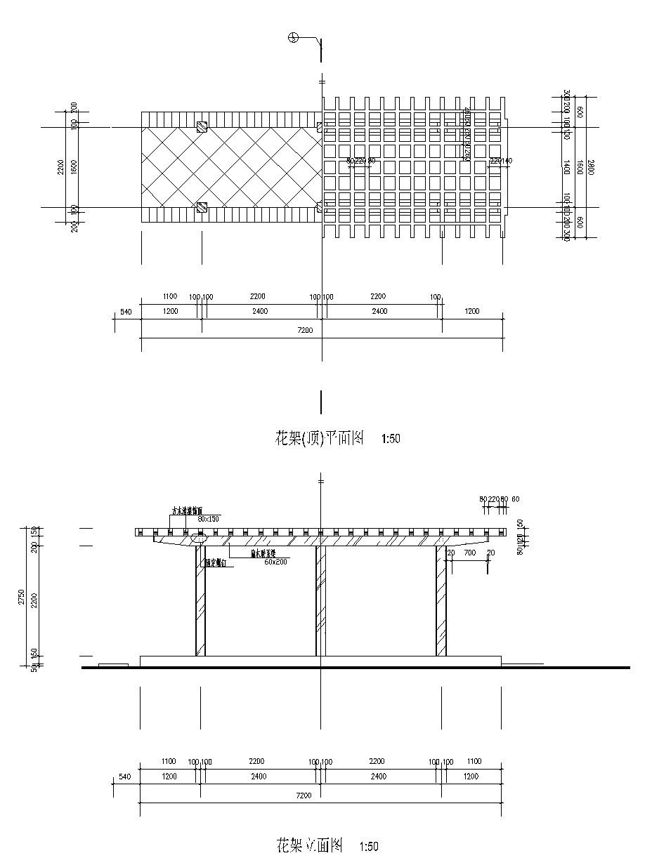 别墅庭院景观设计方案CAD施工图及细部大样施工图下载【ID:160714191】