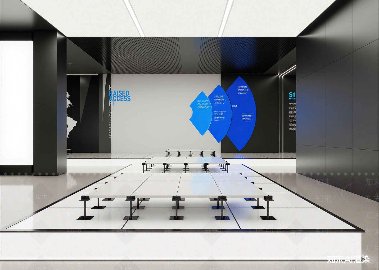 现代科技展厅3D模型下载【ID:1215059282】