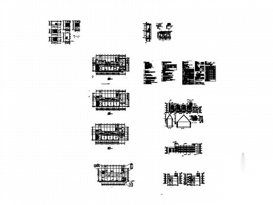 [江苏]三层框架结构12班幼儿园建筑施工图施工图下载【ID:165404184】