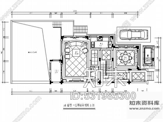 施工图三亚典雅欧式三层别墅样板房CAD装修图含效果施工图下载【ID:531985300】