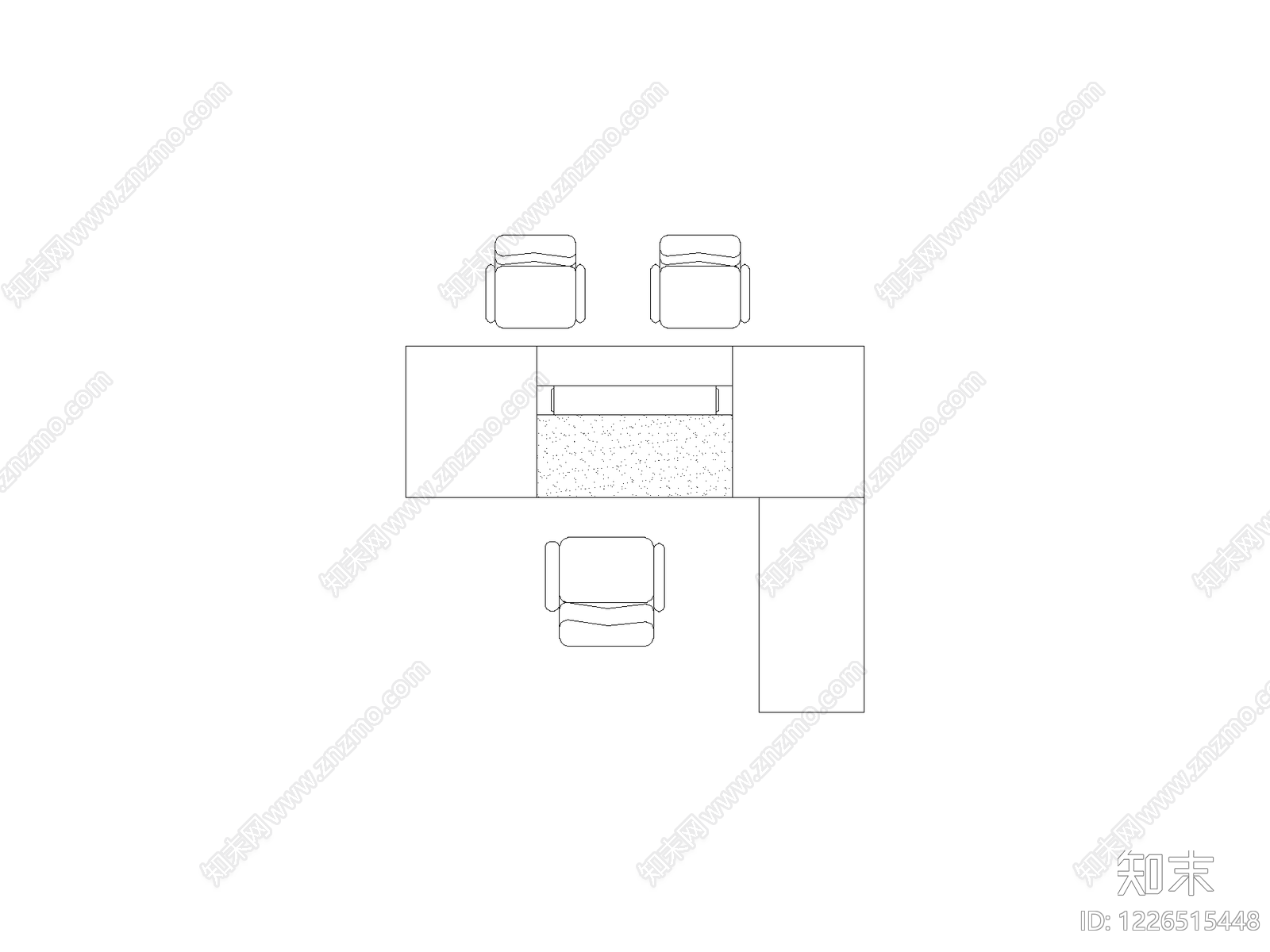 桌子CAD图纸