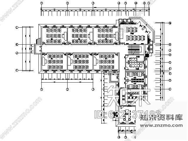 施工图小学四层主楼装修工程图施工图下载【ID:632137183】