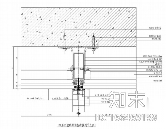 [武汉]国际商场幕墙结构施工图（两栋）cad施工图下载【ID:166463139】