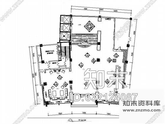 施工图精装豪华欧式风格KTV大厅设计室内装修图含效果cad施工图下载【ID:632124087】