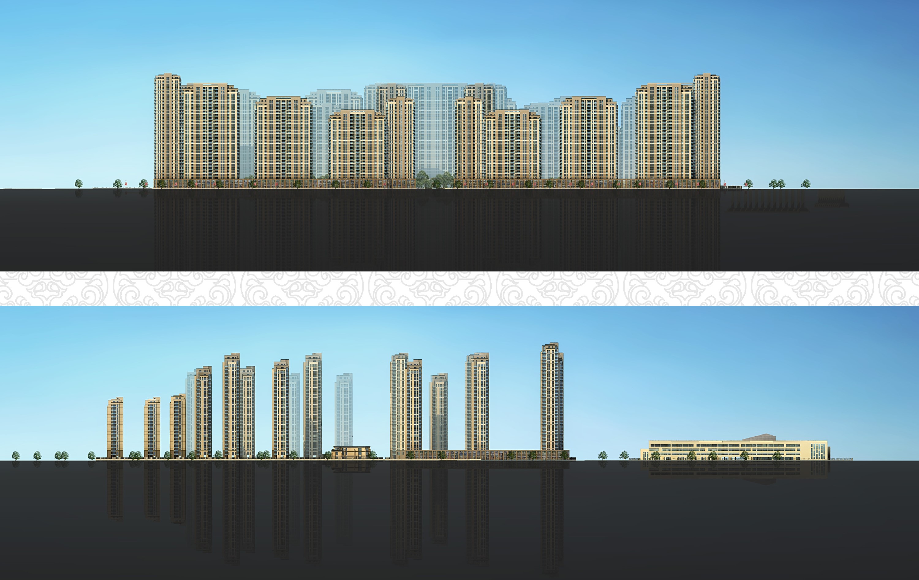 [安徽]大型综合性居住区规划项目设计方案文本（JPG+CAD...cad施工图下载【ID:165149140】