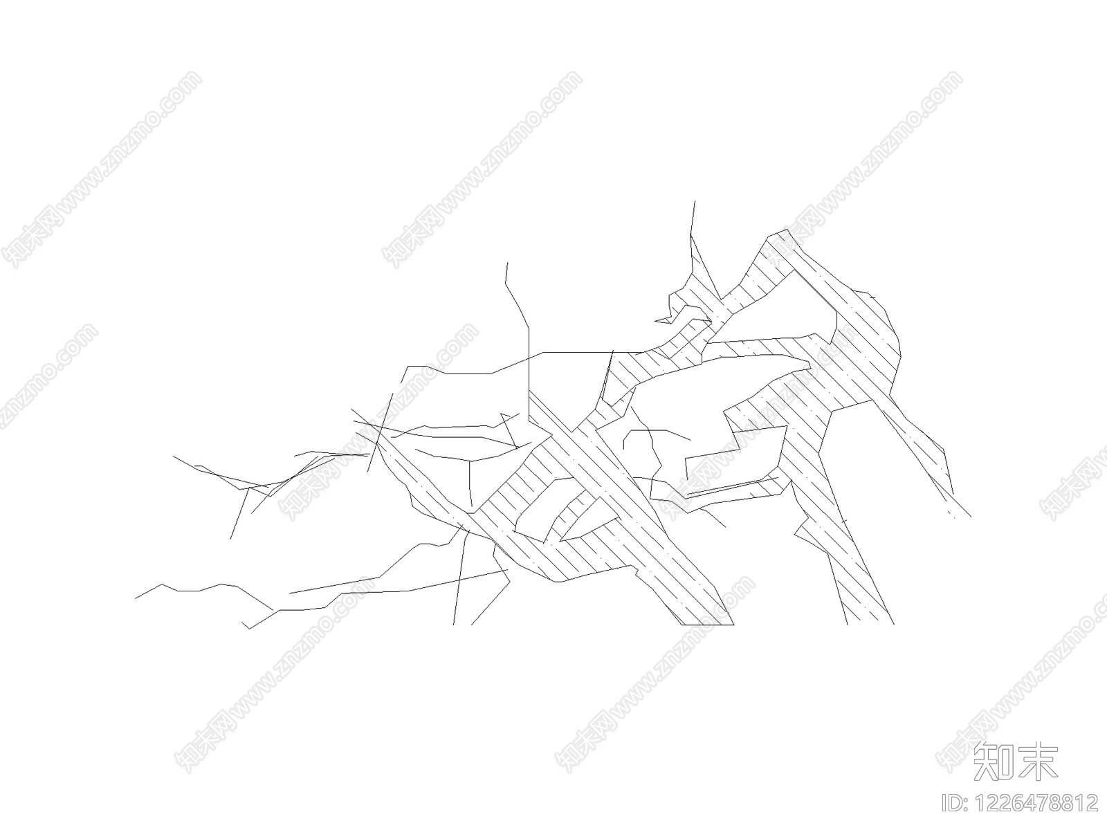 综合硬装构件图块cad施工图下载【ID:1226478812】