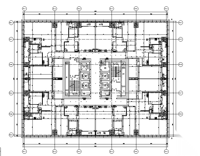 华润公寓样板间A户型设计施工图（附效果图+物料表）cad施工图下载【ID:160490140】