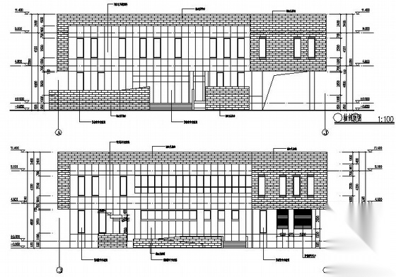 [上海虹桥]某二层会所建筑施工图cad施工图下载【ID:166574134】