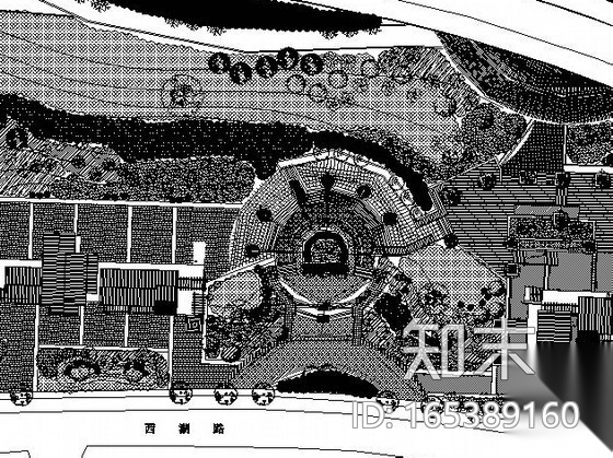 [重庆]某湖岸环境综合整治工程施工图cad施工图下载【ID:165389160】