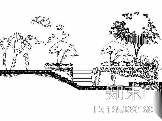 [重庆]某湖岸环境综合整治工程施工图cad施工图下载【ID:165389160】