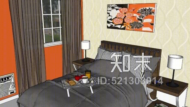 卡萨尔广场SU模型下载【ID:521303014】