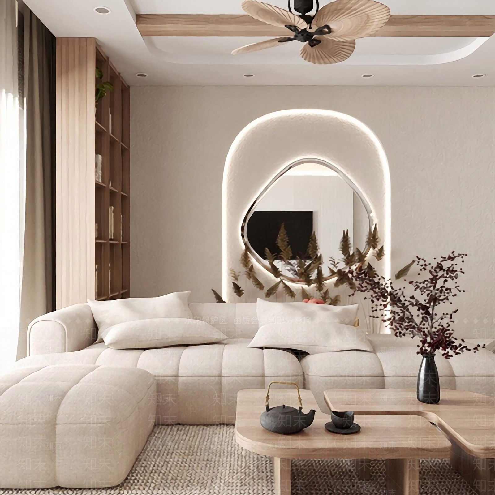新中式古典禅意公寓3D模型下载【ID:1125238967】