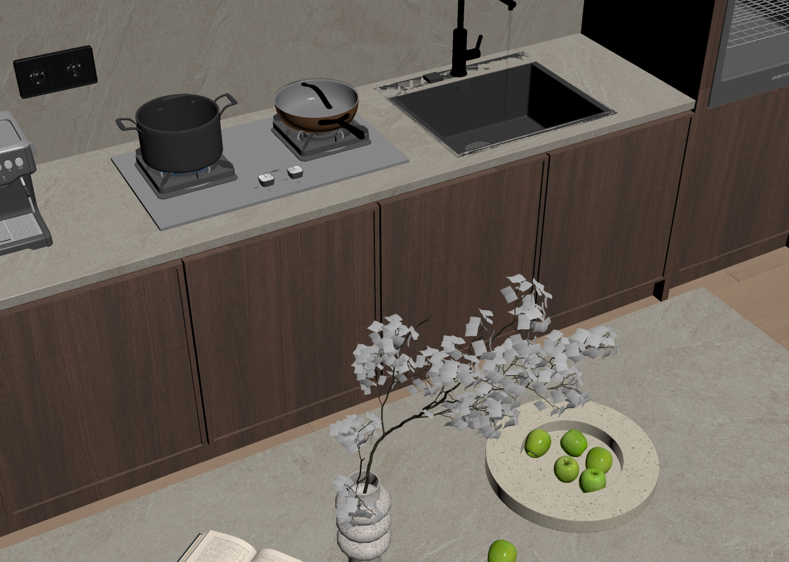 后厨3D模型下载【ID:1214174898】