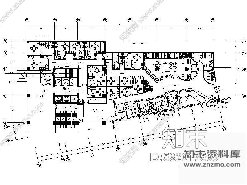 施工图某茶楼装饰设计图含效果cad施工图下载【ID:532017509】