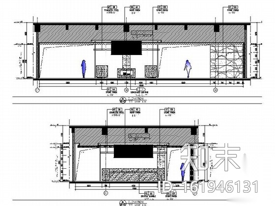 [上海]高档五星级酒店日本餐厅装修图（含效果）cad施工图下载【ID:161946131】