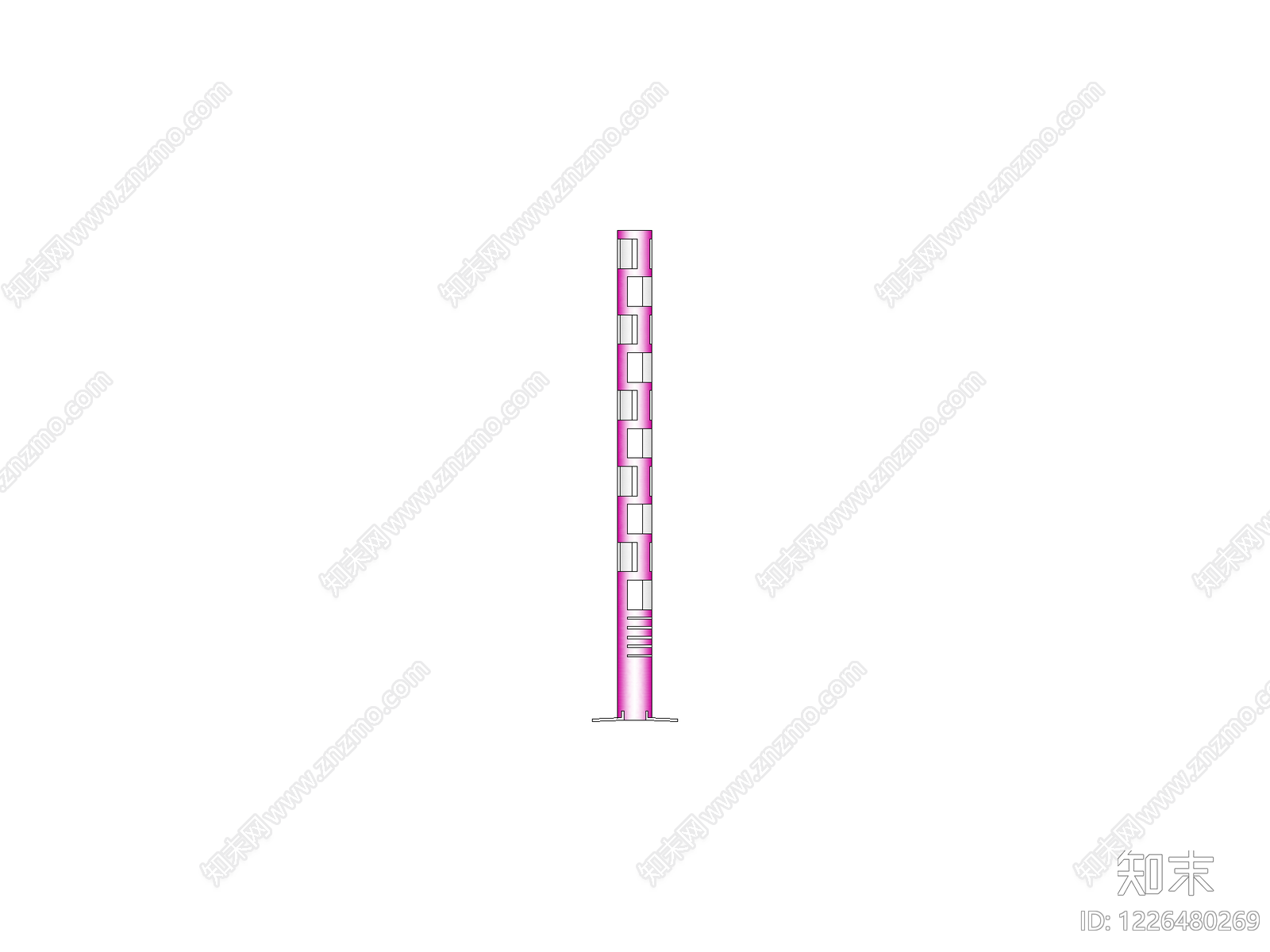 现代开关插座CAD图纸