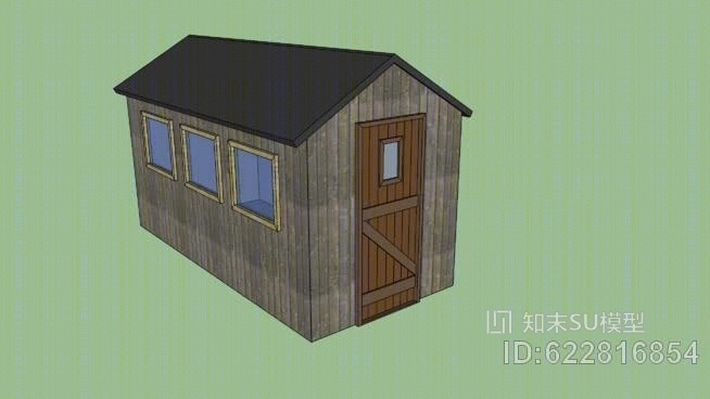花园小屋SU模型下载【ID:622816854】