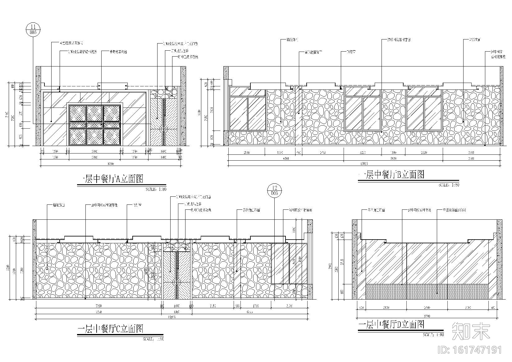 [西藏]拉萨某培训中心酒店装饰设计施工图cad施工图下载【ID:161747191】