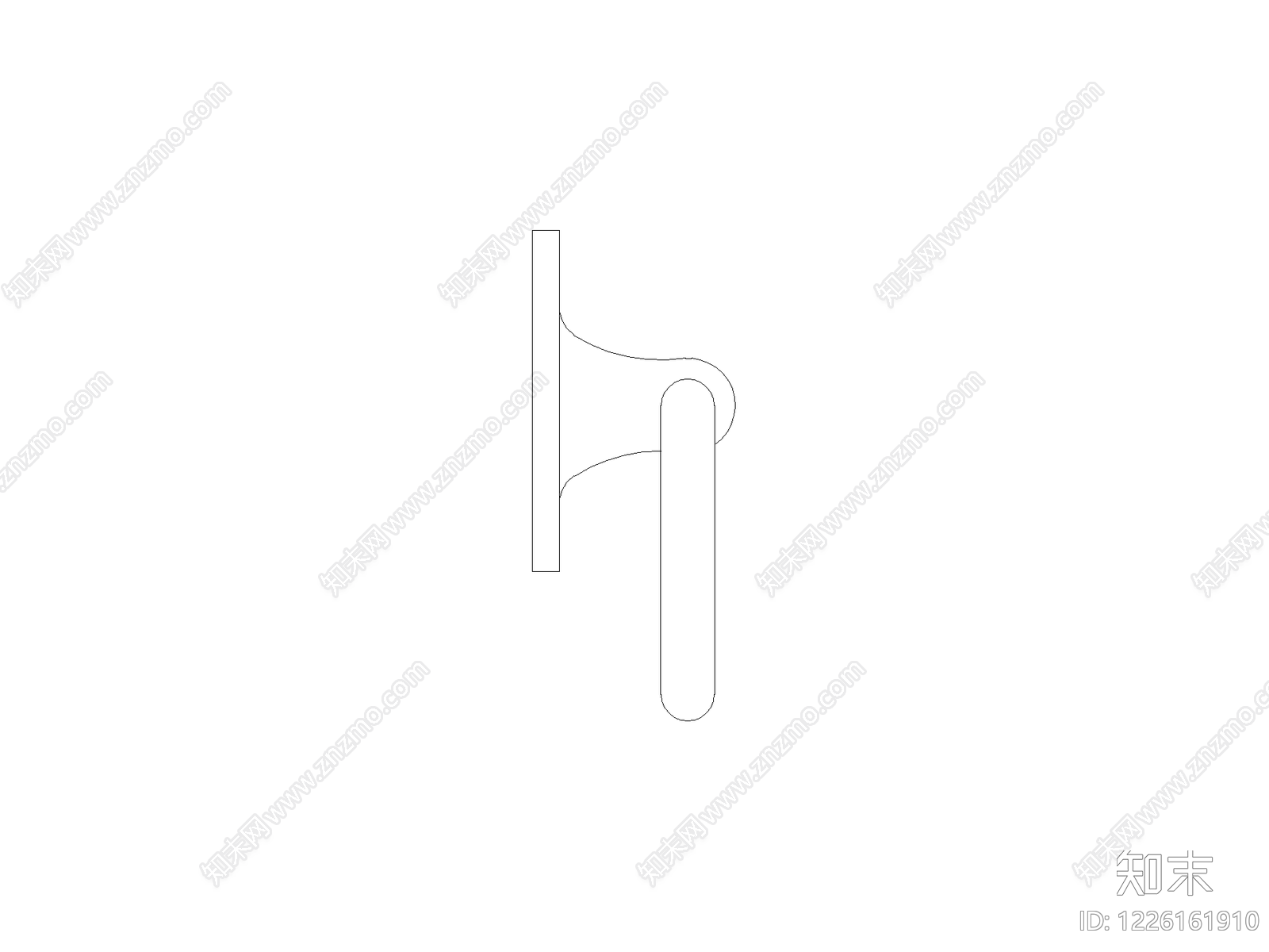 现代五金管件现代五金管件门把手膨胀螺栓管件弯头门锁施工图cad施工图下载【ID:1226161910】