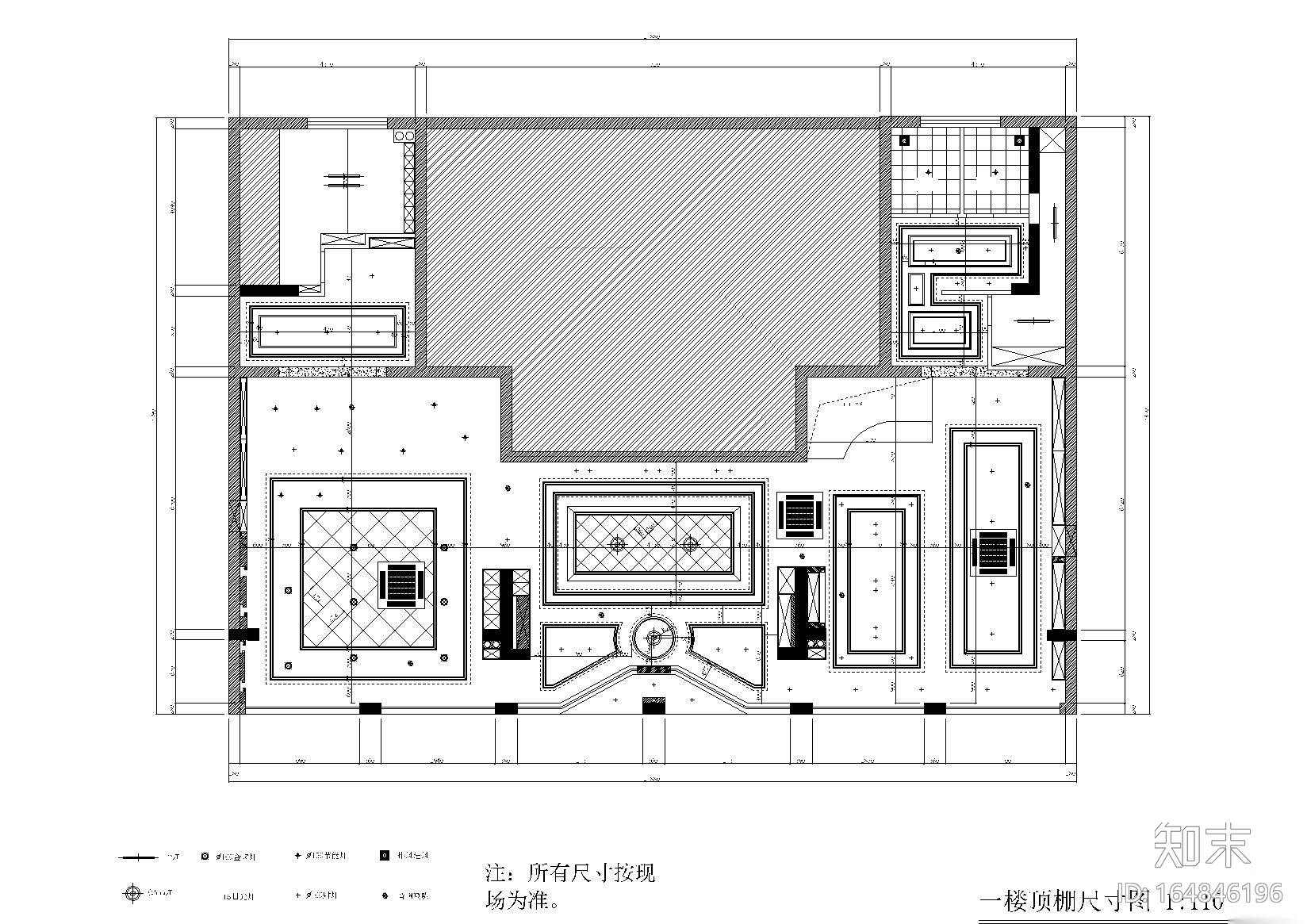 [浙江]海宁丝尚双层美容院设计施工图cad施工图下载【ID:164846196】
