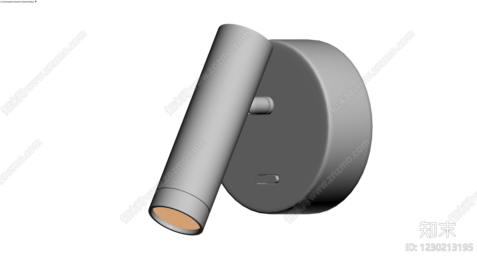 灰色壁灯模型3D模型下载【ID:1230213195】