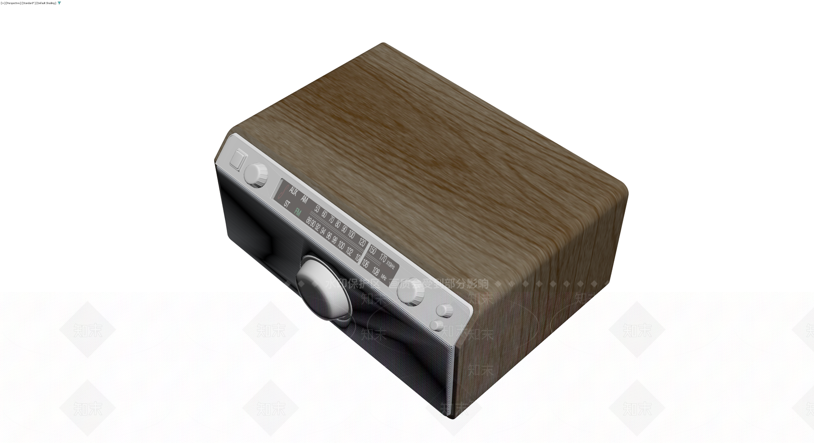 复古木质收音机3D模型下载【ID:1230376931】