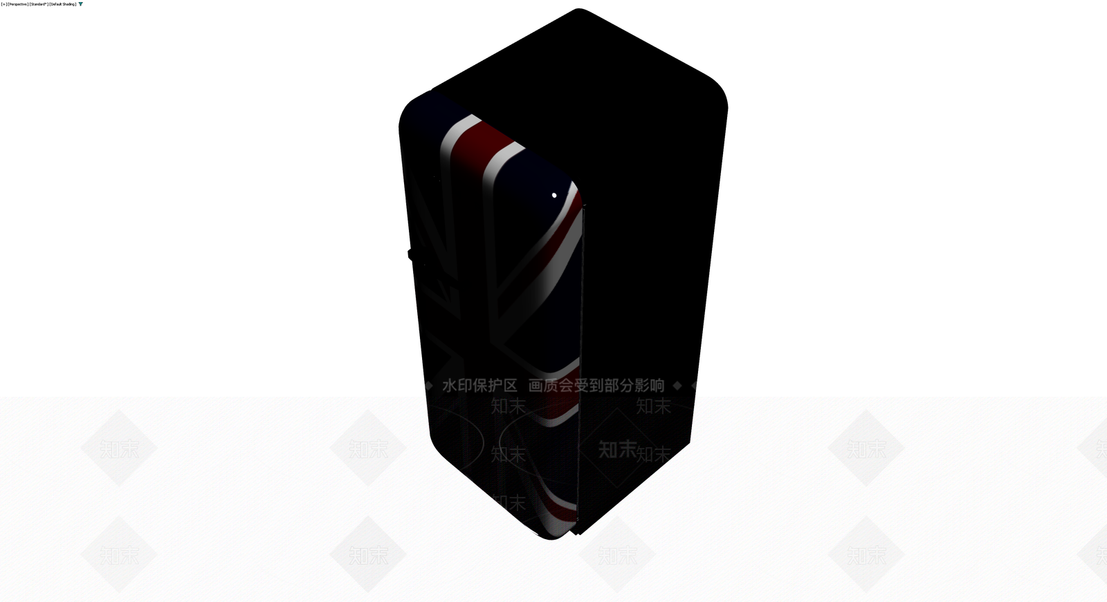 英国国旗图案复古冰箱3D模型下载【ID:1229635748】
