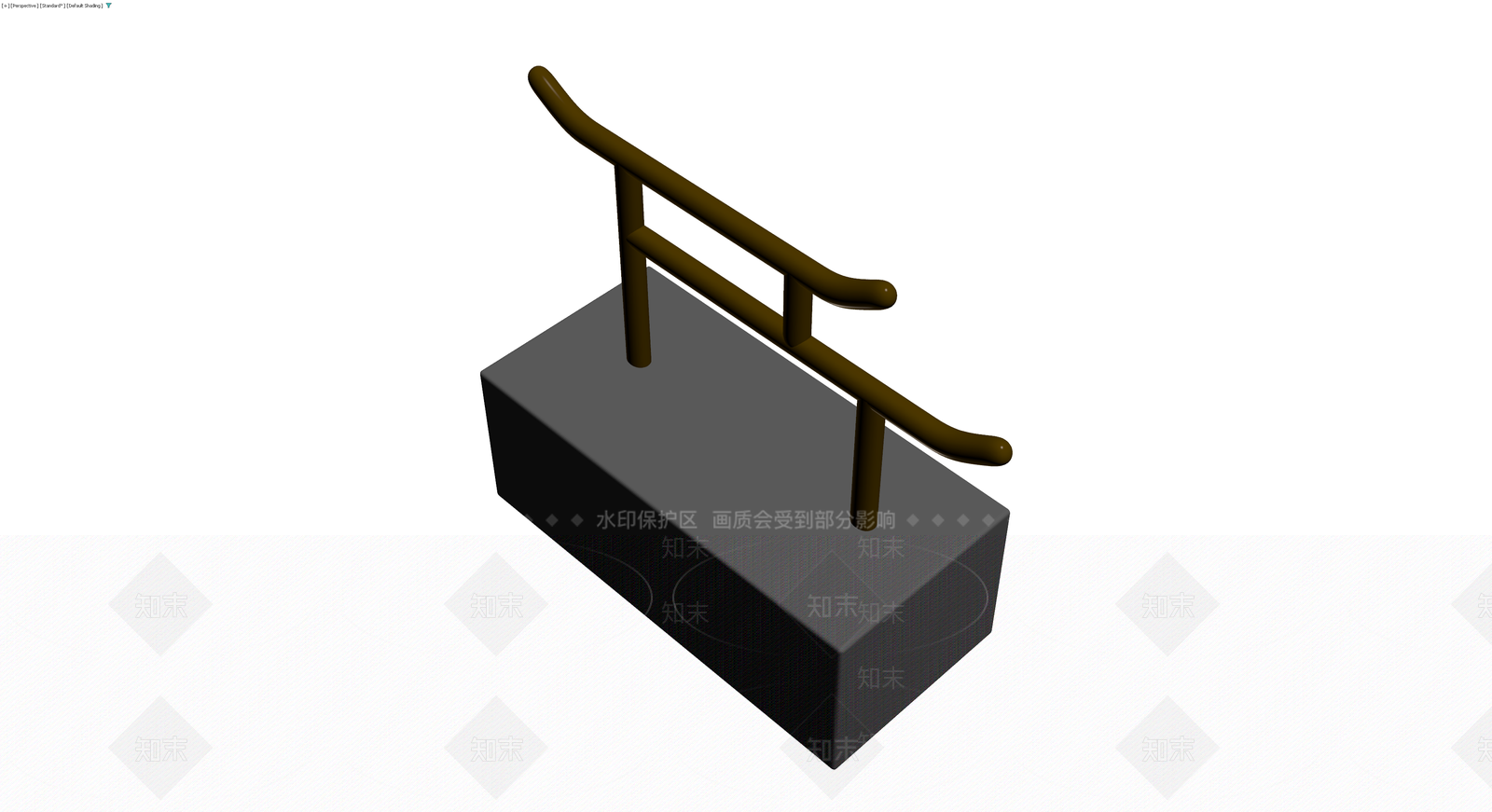 日式鸟居门景观模型3D模型下载【ID:1230345302】