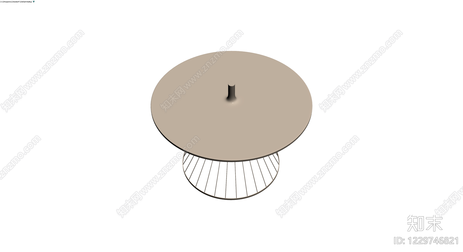 现代圆形编织茶几3D模型下载【ID:1229746821】
