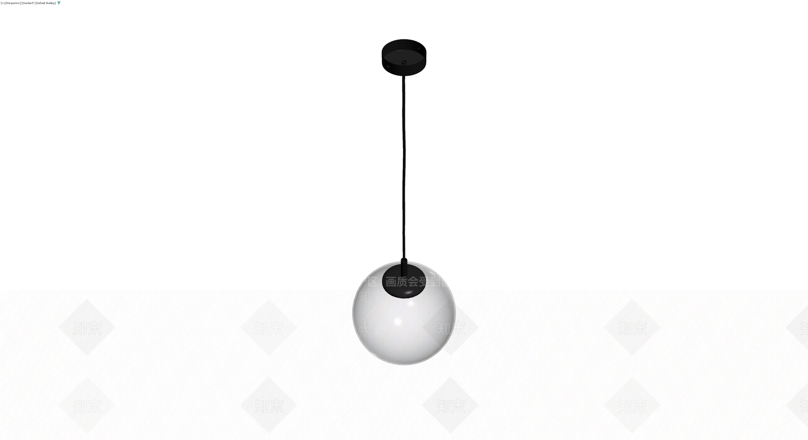 黑色吊灯模型3D模型下载【ID:1230743608】