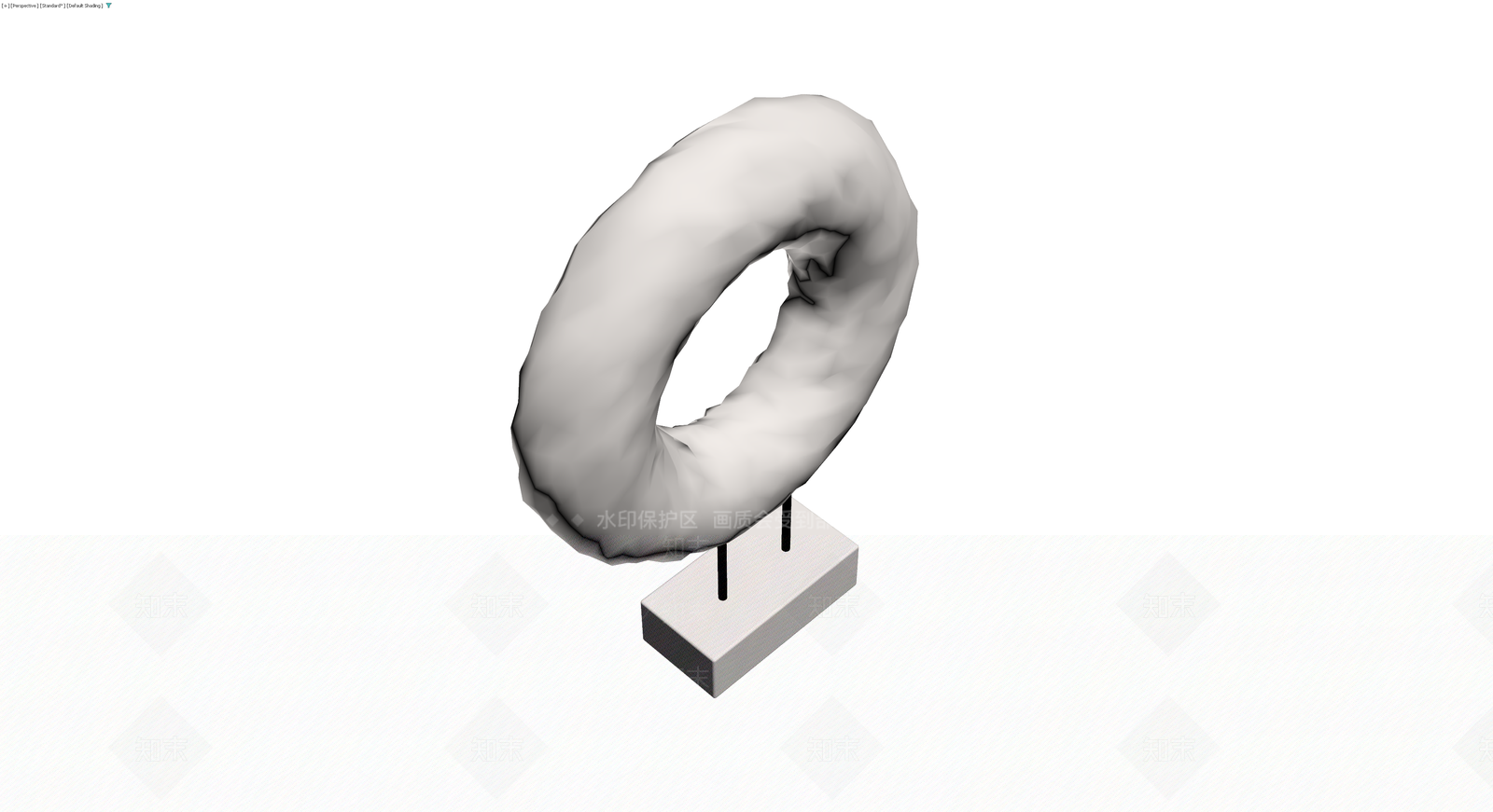 底座雕塑摆件3D模型下载【ID:1229855543】