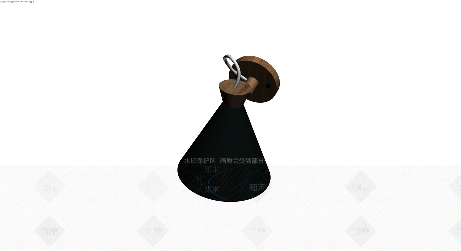 木质壁灯（带灯罩）3D模型下载【ID:1230660911】