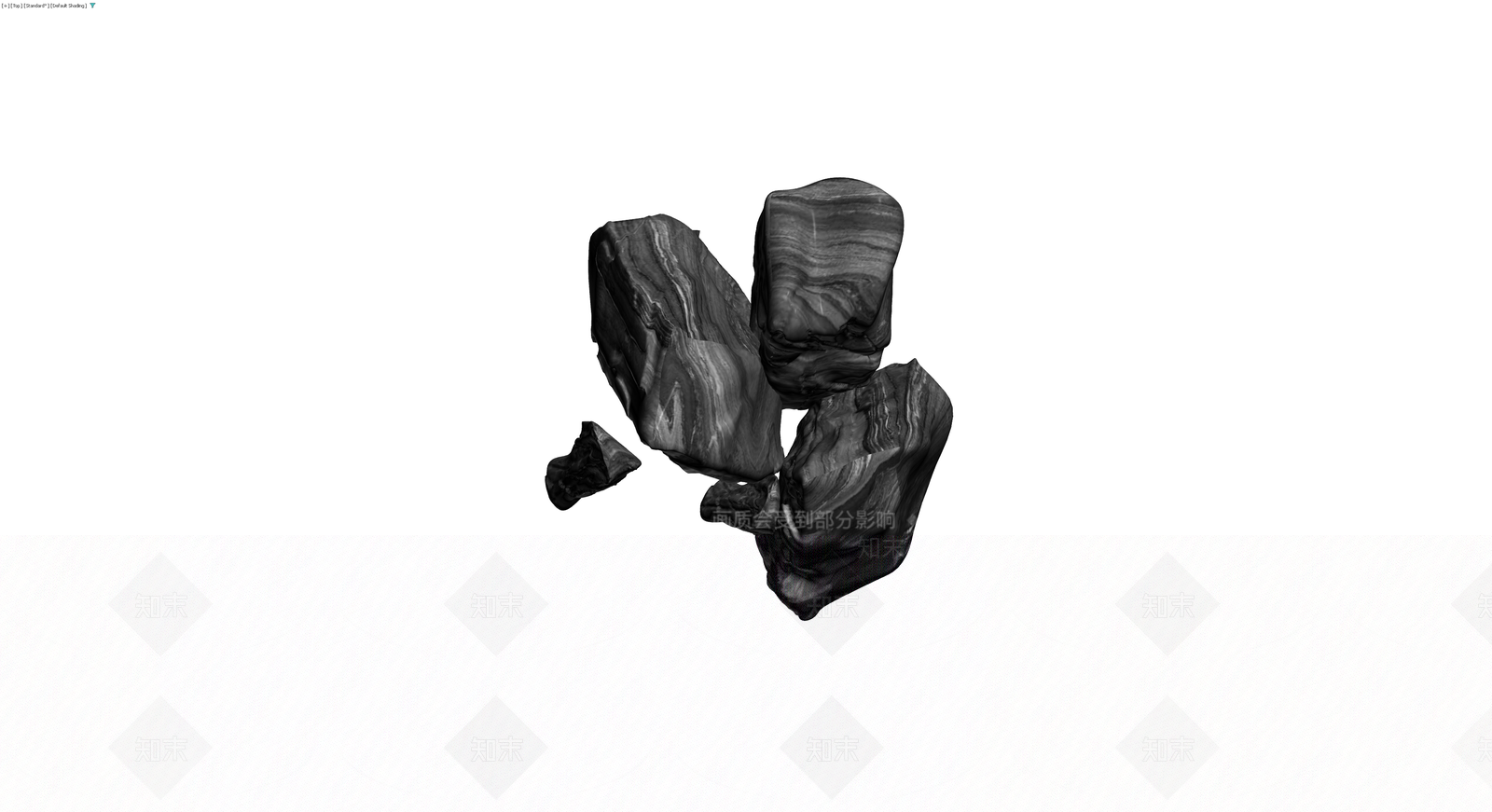 纹理景观石组合3D模型下载【ID:1229635947】
