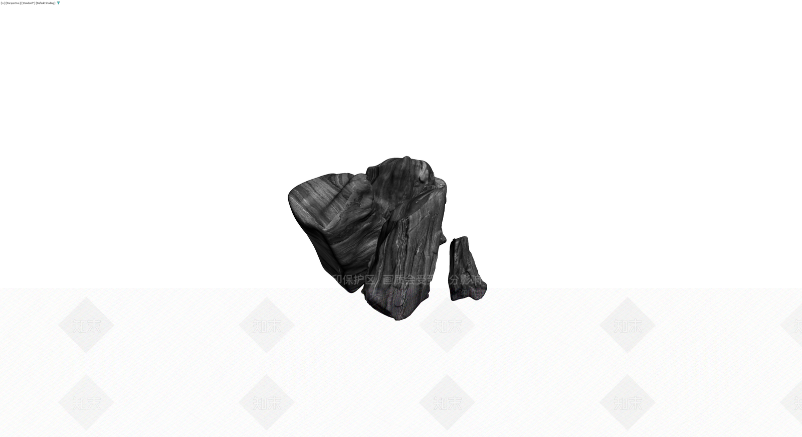 纹理景观石组合3D模型下载【ID:1229635947】