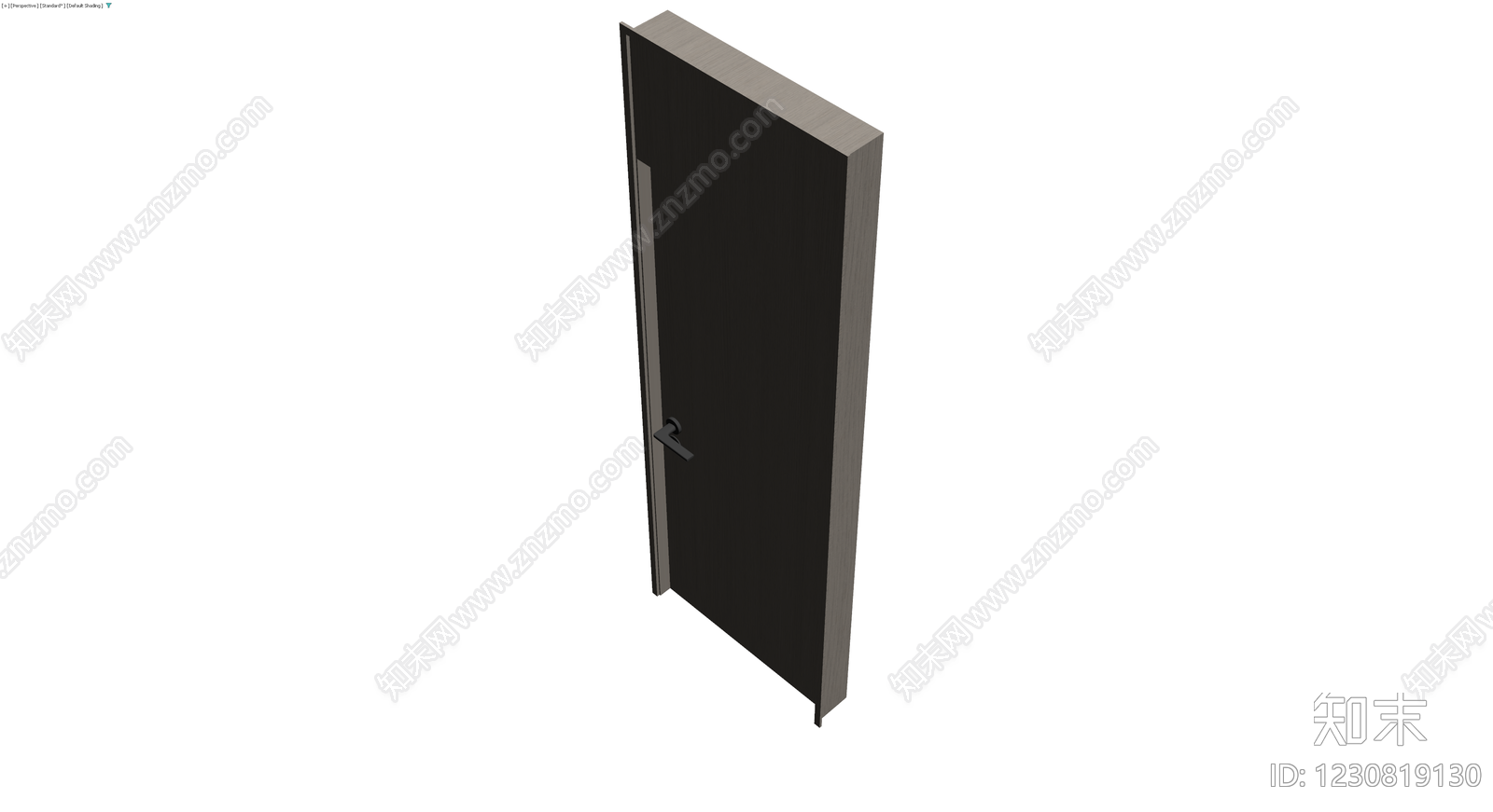 现代风格成品门3D模型下载【ID:1230819130】