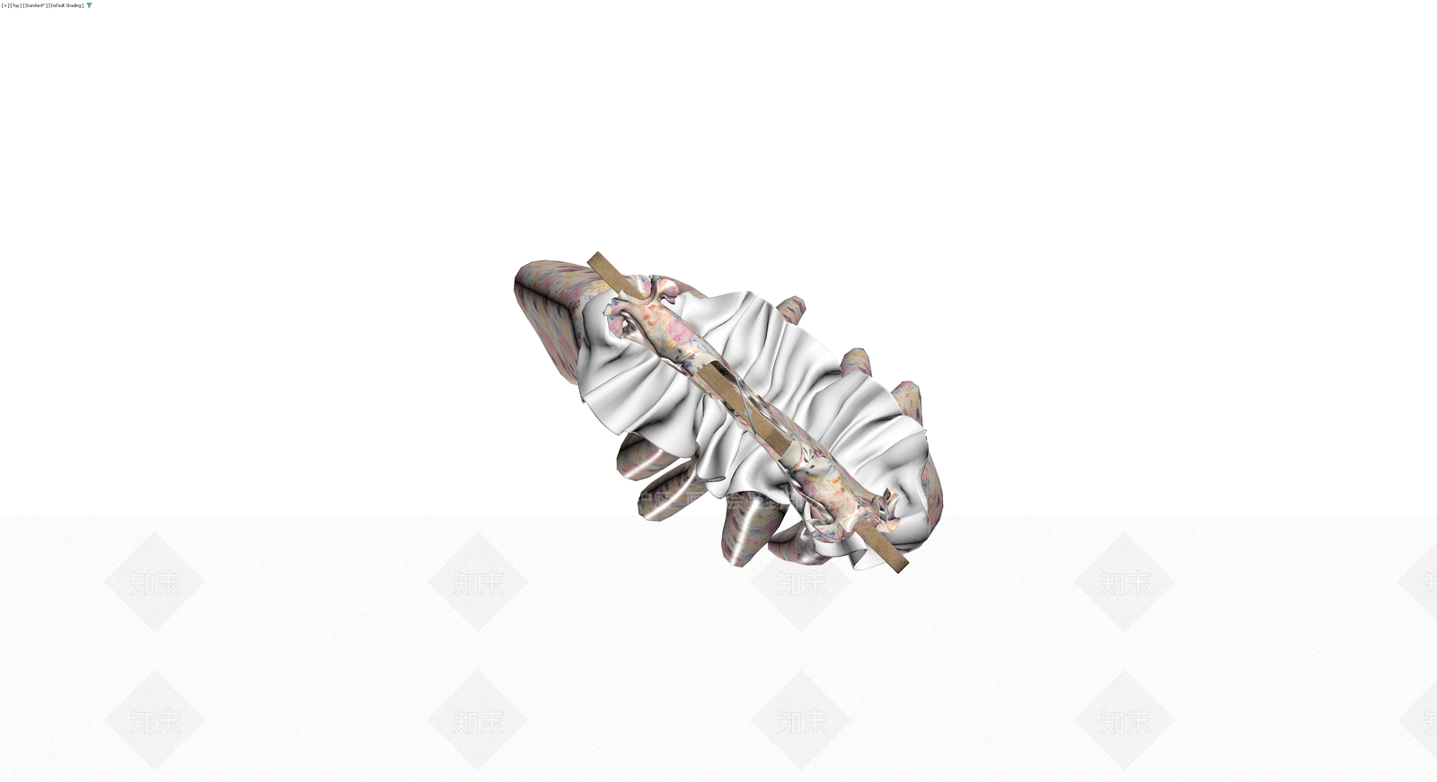 花卉图案女童连衣裙3D模型下载【ID:1230552073】