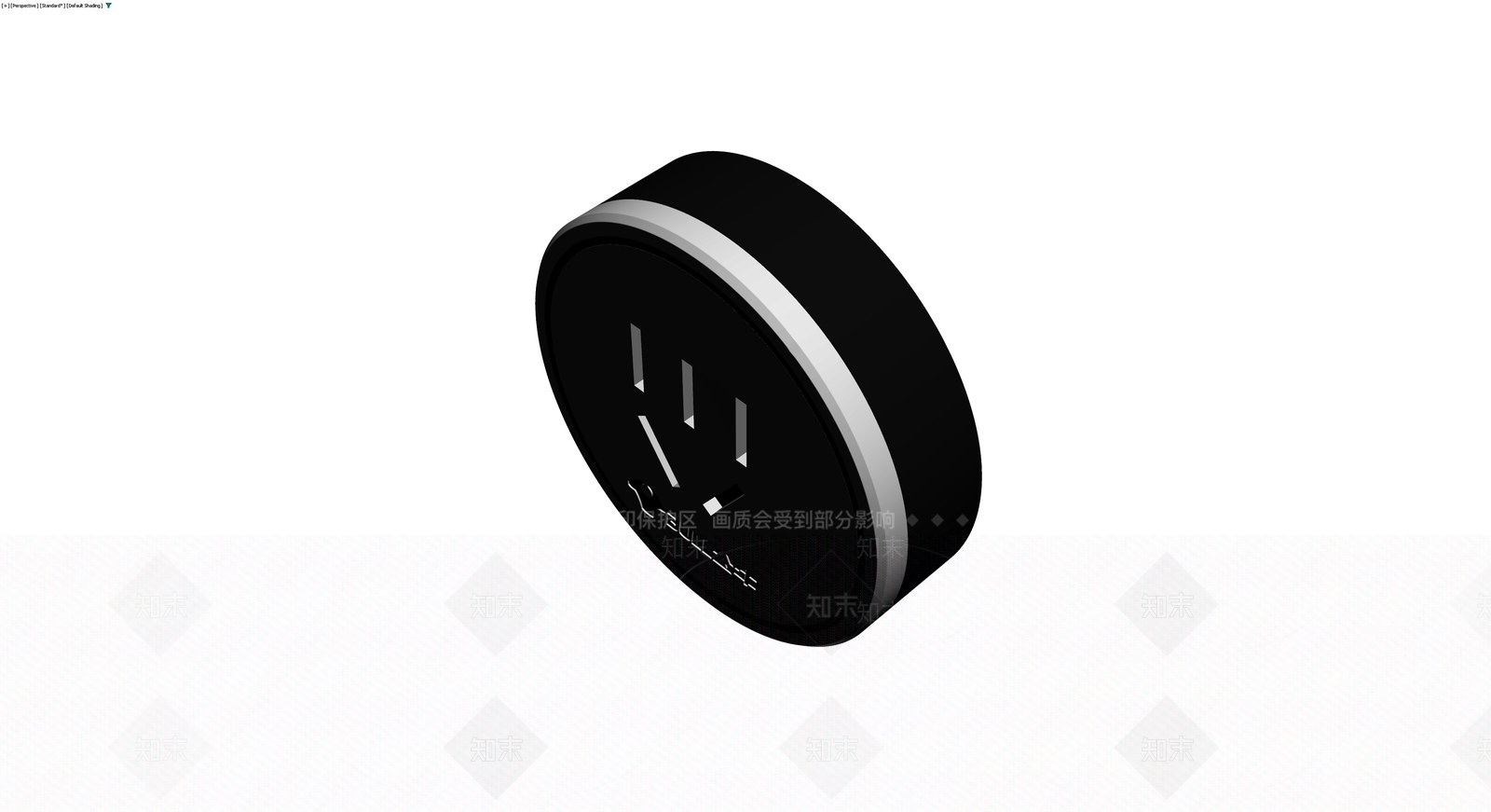 公牛品牌圆形地插3D模型下载【ID:1230558216】