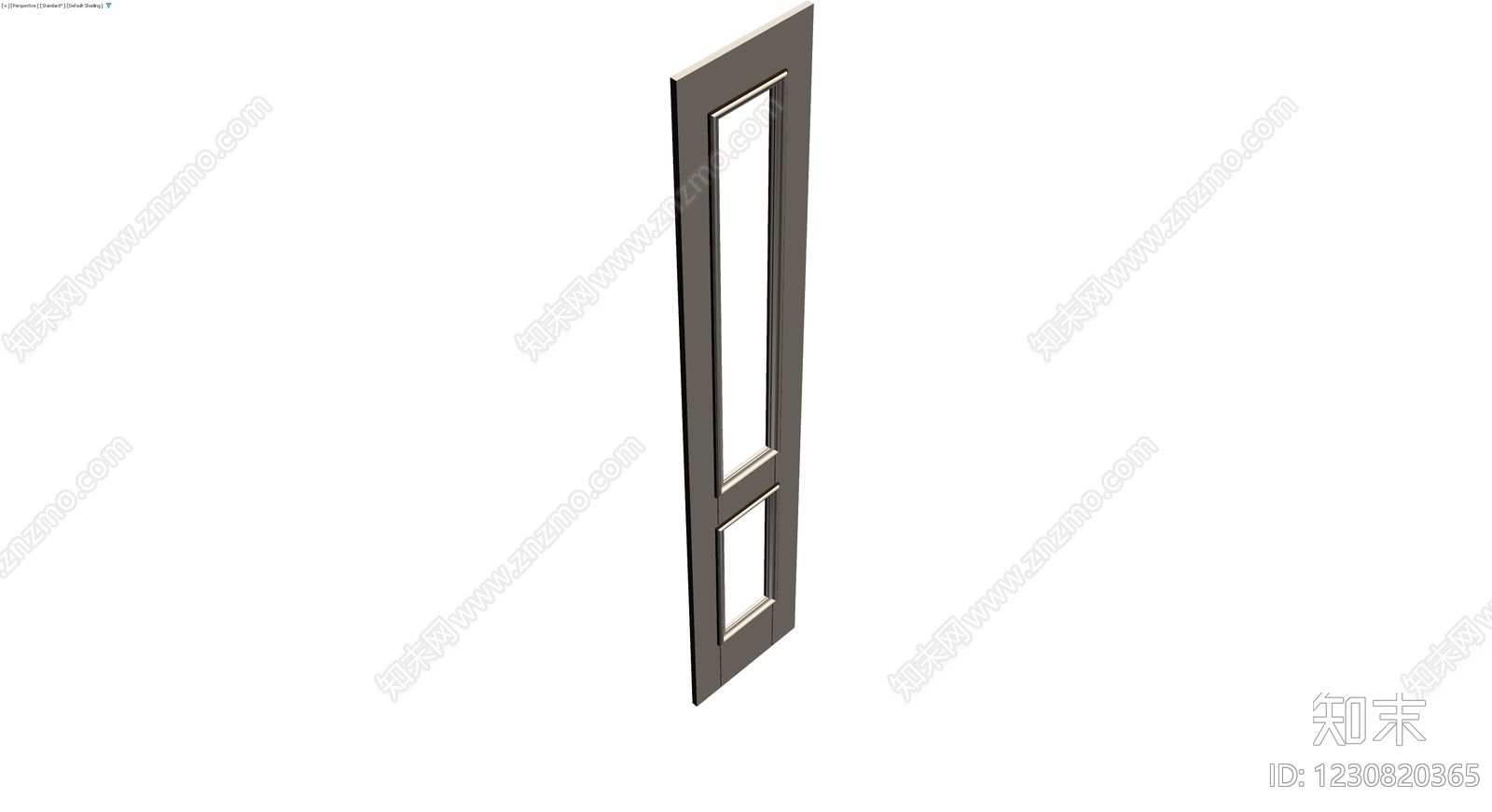 双窗格成品门体3D模型下载【ID:1230820365】