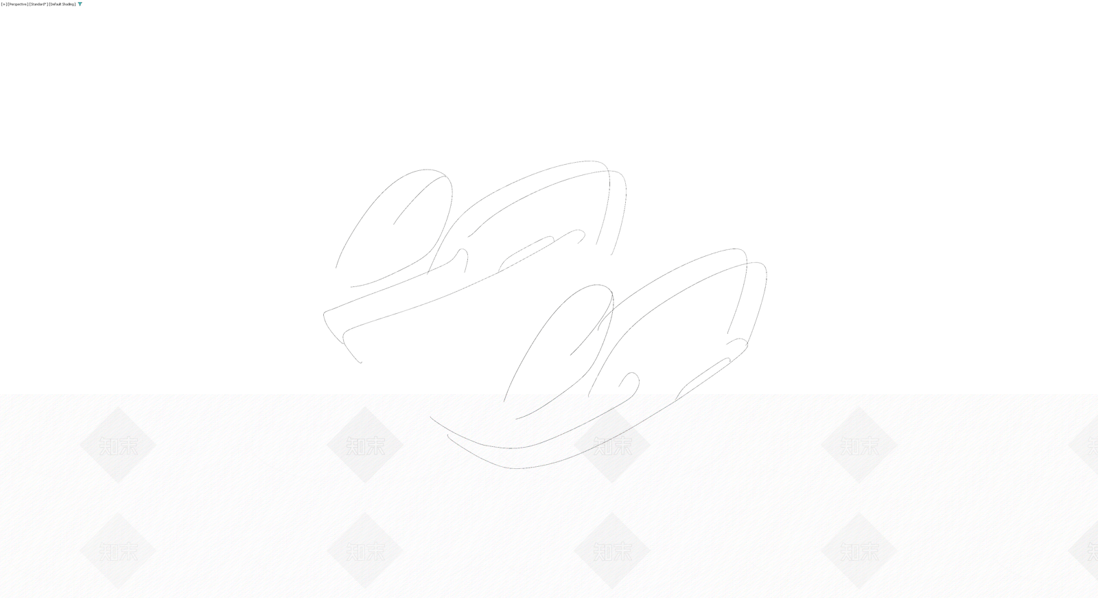 双人沙发线框模型3D模型下载【ID:1230760086】