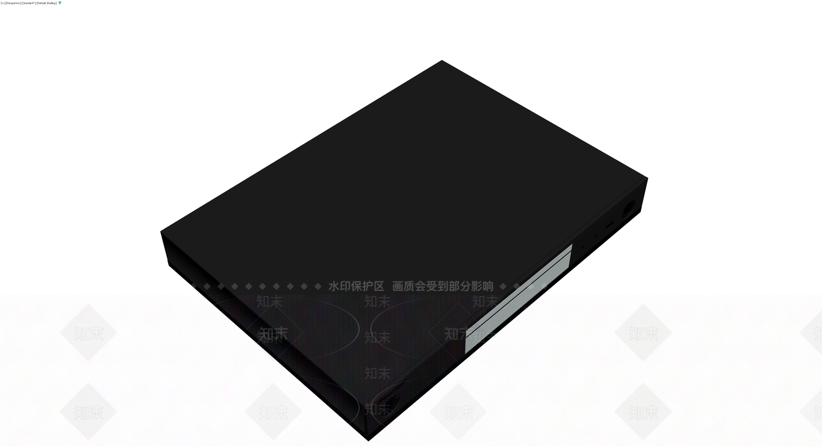 Pioneer品牌黑色光驱设备3D模型下载【ID:1230097417】