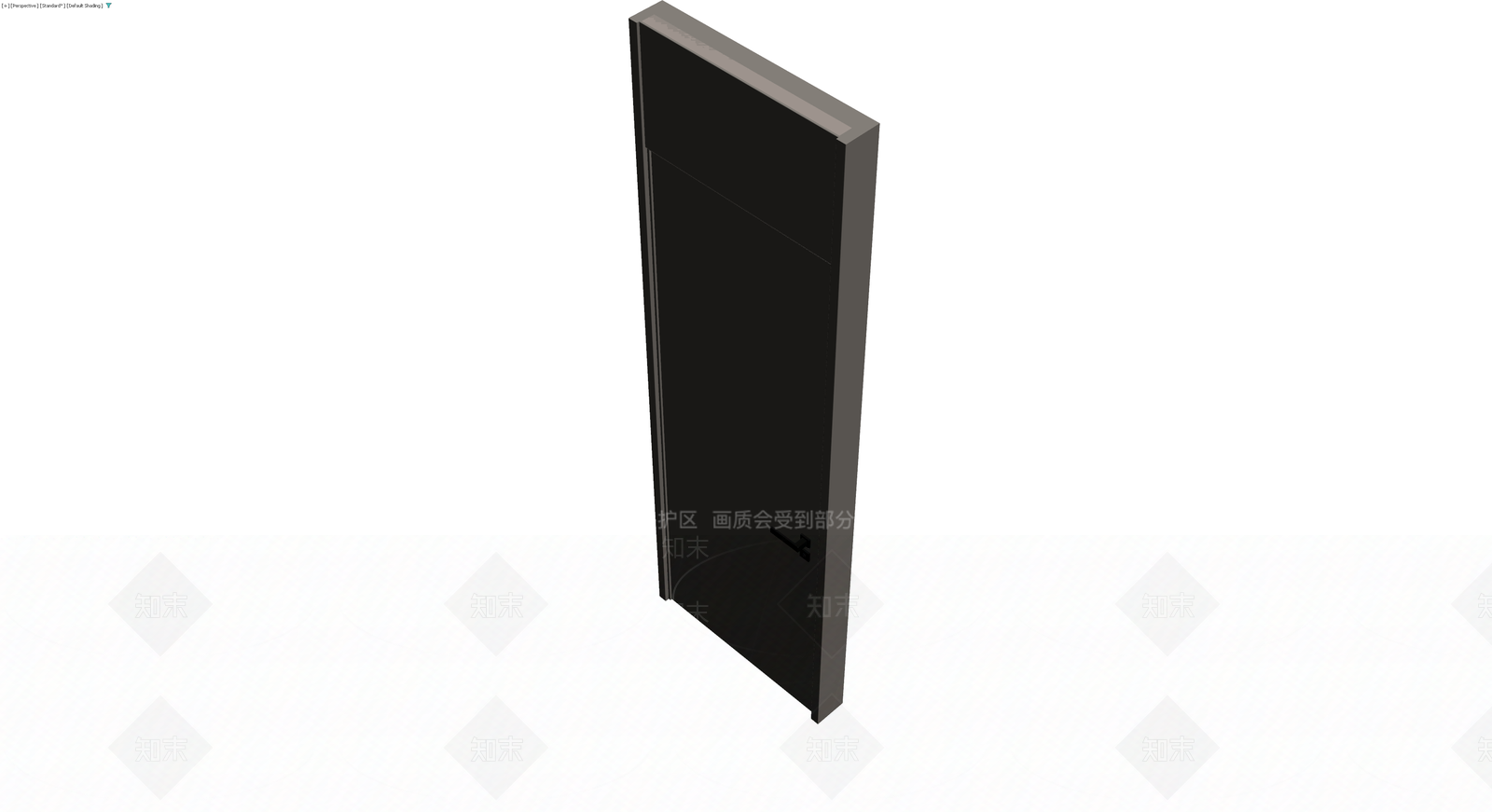 现代简约风格成品门3D模型下载【ID:1230649677】